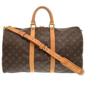 Louis Vuitton Keepall Bandouliere Monogram Boston Bag LV